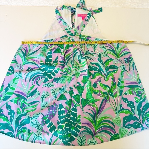 Lilly Pulitzer Rori Halter Top in Purple Iris on the Chase - Large - Picture 11 of 13
